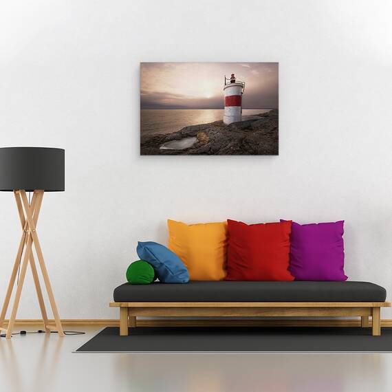 Tablou Canvas - Farul, Marime: 80 x 120 cm - 2- Roveli