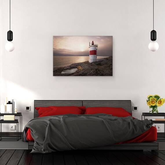Tablou Canvas - Farul, Marime: 80 x 120 cm - 3- Roveli