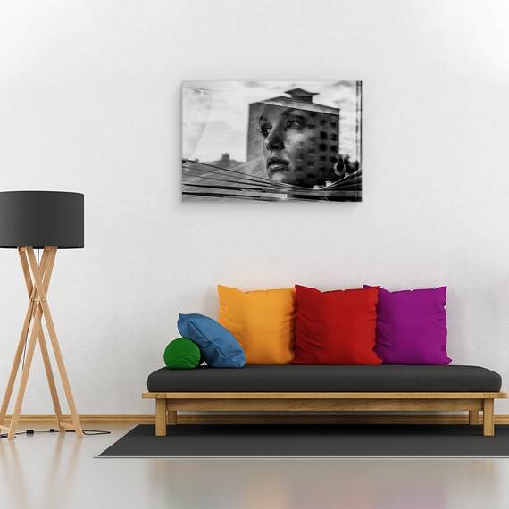 Tablou Canvas - Fereastra, Marime: 80 x 120 cm - 2- Roveli