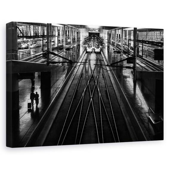 Tablou Canvas - Gara, Marime: 80 x 120 cm - - Roveli