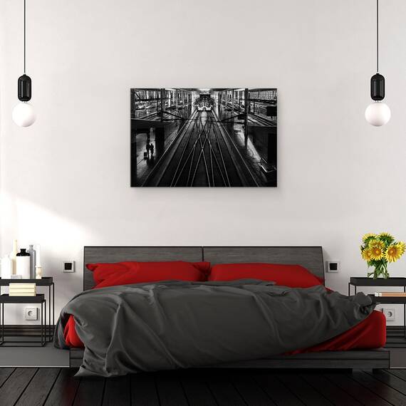 Tablou Canvas - Gara, Marime: 80 x 120 cm - 3- Roveli