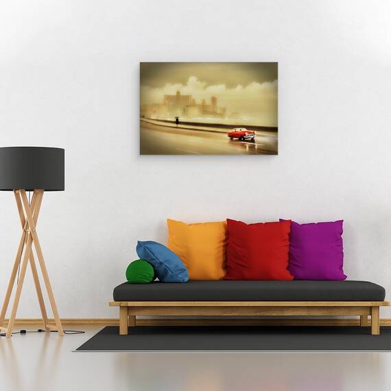 Tablou Canvas - Havana Malecon, Marime: 80 x 120 cm - 2- Roveli