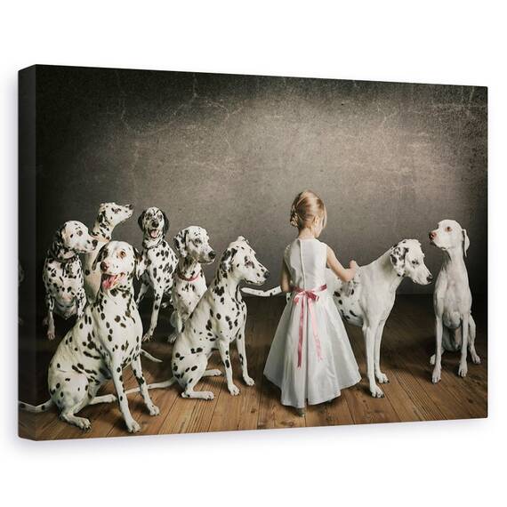 Tablou Canvas - Imaculat, Marime: 80 x 120 cm - - Roveli