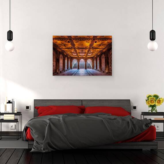 Tablou Canvas - O Plimbare In Parc, Marime: 80 x 120 cm - 3- Roveli