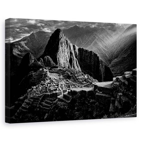 Tablou Canvas - Orasul Pierdut Al Incasilor, Marime: 80 x 120 cm - - Roveli