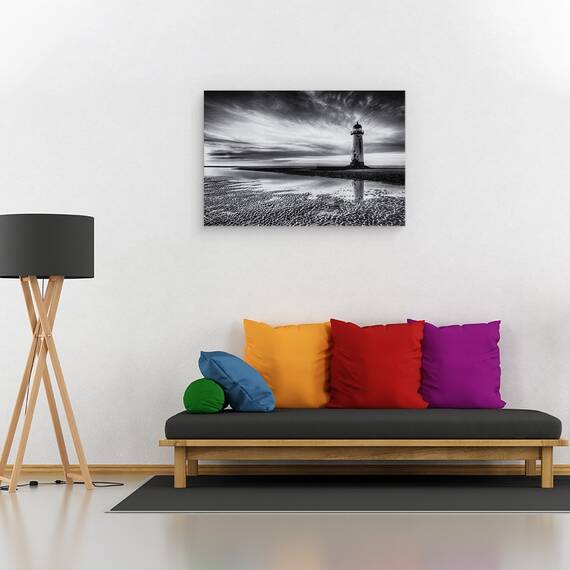 Tablou Canvas - Pe Plaja Talacre, Marime: 80 x 120 cm - 2- Roveli