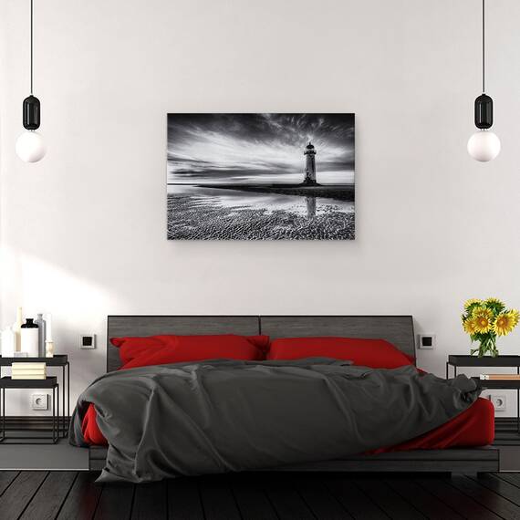 Tablou Canvas - Pe Plaja Talacre, Marime: 80 x 120 cm - 3- Roveli
