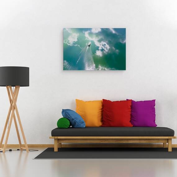 Tablou Canvas - Pictura Cu Barca, Marime: 80 x 120 cm - 2- Roveli