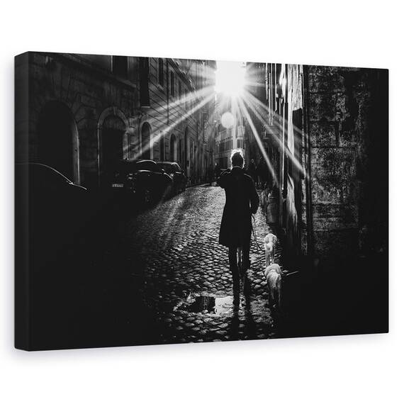Tablou Canvas - Plimbare Cu Prietenii, Marime: 80 x 120 cm - - Roveli