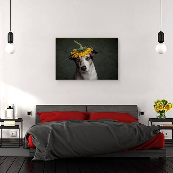 Tablou Canvas - Realizand Ca Arata Ca O Floare A Soarelui, Marime: 80 x 120 cm - 3- Roveli