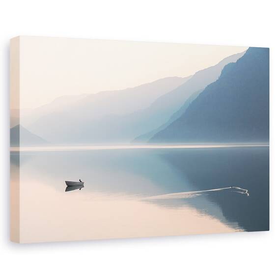 Tablou Canvas - Seara Statica, Marime: 80 x 120 cm - - Roveli