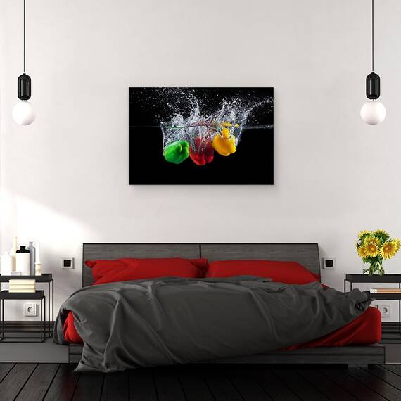 Tablou Canvas - Stropi De Ardei, Marime: 80 x 120 cm - 3- Roveli