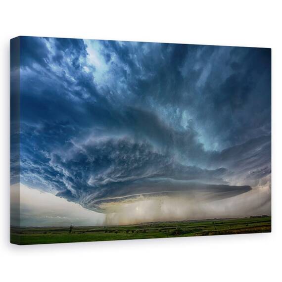 Tablou Canvas - Supercelula Montana, Marime: 80 x 120 cm - - Roveli