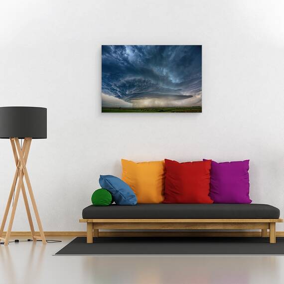 Tablou Canvas - Supercelula Montana, Marime: 80 x 120 cm - 2- Roveli