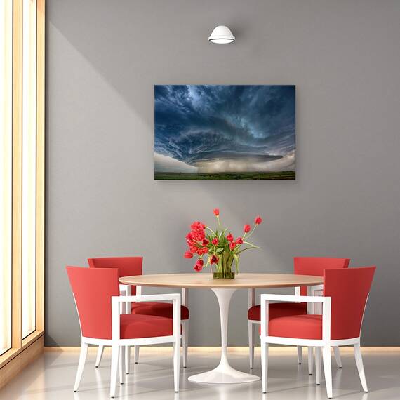 Tablou Canvas - Supercelula Montana, Marime: 80 x 120 cm - 4- Roveli
