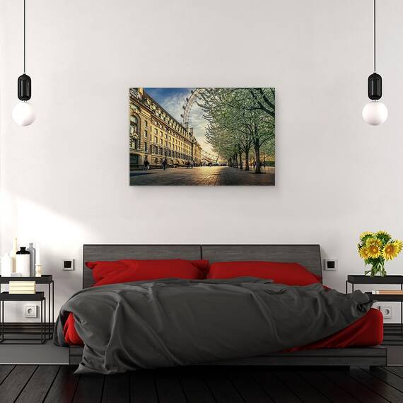 Tablou Canvas - Ultimele Zile La London Eye, Marime: 80 x 120 cm - 3- Roveli