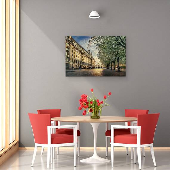 Tablou Canvas - Ultimele Zile La London Eye, Marime: 80 x 120 cm - 4- Roveli