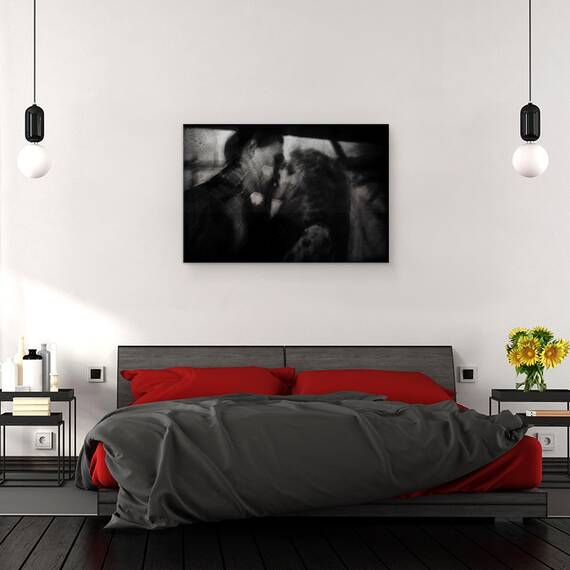Tablou Canvas - Umbre (Sarutul), Marime: 80 x 120 cm - 3- Roveli