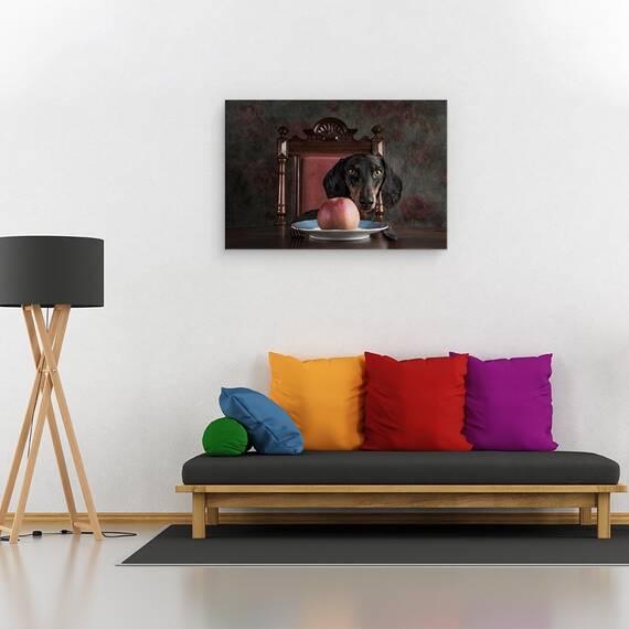 Tablou Canvas - Un Mar Pe Zi Tine Doctorul La Distanta, Marime: 80 x 120 cm - 2- Roveli