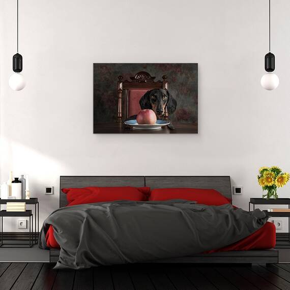 Tablou Canvas - Un Mar Pe Zi Tine Doctorul La Distanta, Marime: 80 x 120 cm - 3- Roveli