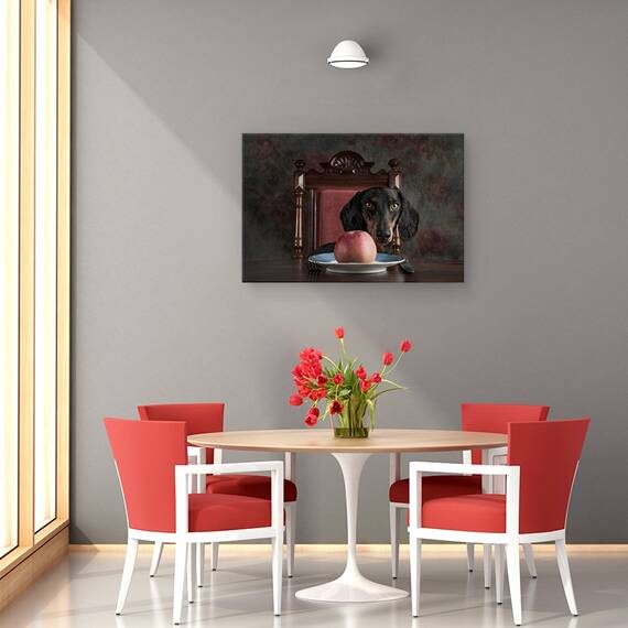 Tablou Canvas - Un Mar Pe Zi Tine Doctorul La Distanta, Marime: 80 x 120 cm - 4- Roveli