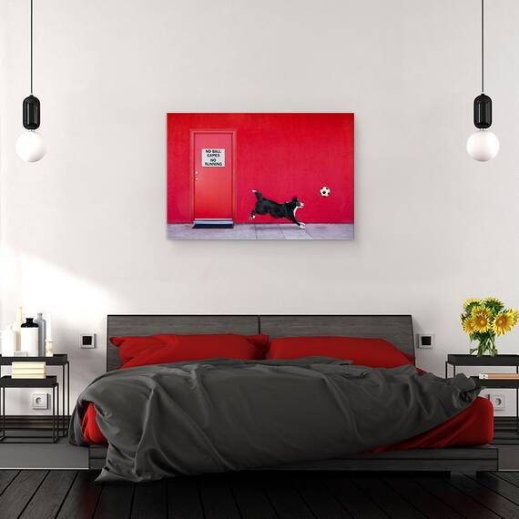 Tablou Canvas - Urmarind Mingea, Marime: 80 x 120 cm - 3- Roveli