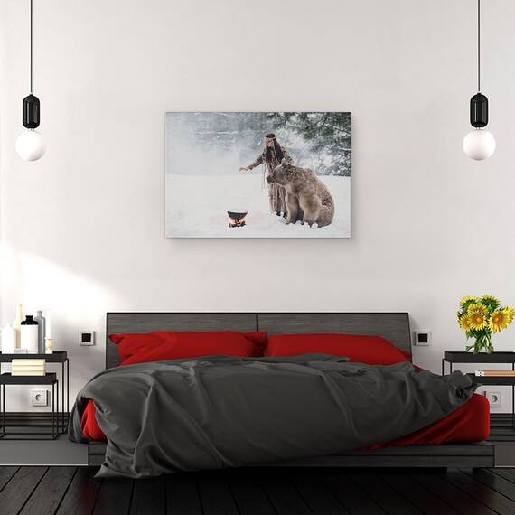 Tablou Canvas - Urs, Marime: 80 x 120 cm - 3- Roveli