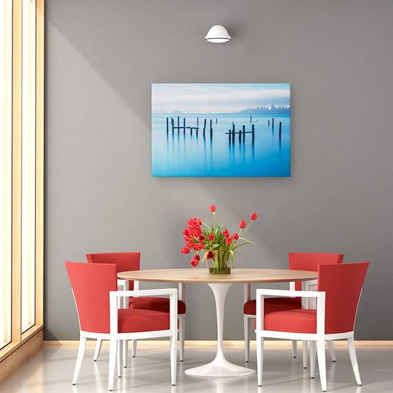 Tablou Canvas - Vechiul Debarcader Din Sausalito, Marime: 80 x 120 cm - 4- Roveli