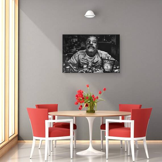 Tablou Canvas - Alb-Negru, Marime: 80 x 120 cm - 4- Roveli