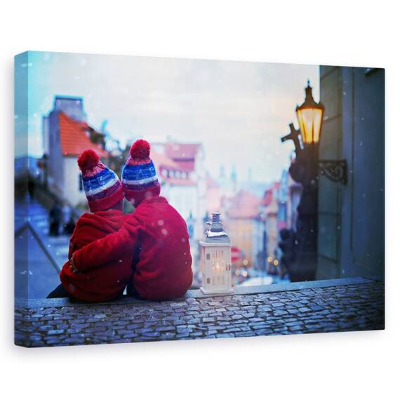 Tablou Canvas - Amurg, Marime: 80 x 120 cm - - Roveli