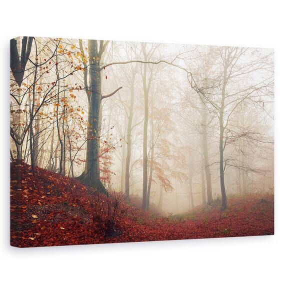 Tablou Canvas - Asteptand Caprioara, Marime: 80 x 120 cm - - Roveli