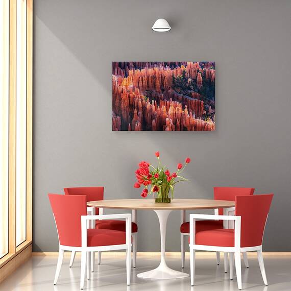 Tablou Canvas - Bryce Canyon La Apus De Soare, Marime: 80 x 120 cm - 4- Roveli