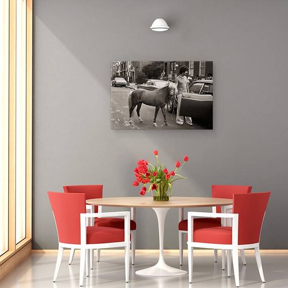 Tablou Canvas - Chiar Incearca Sa Ma Integreze Acolo Din Nou, Marime: 80 x 120 cm - 4- Roveli