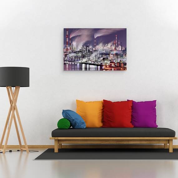 Tablou Canvas - E O Lume A Aburului, Marime: 80 x 120 cm - 2- Roveli