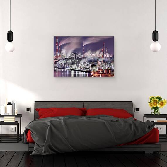 Tablou Canvas - E O Lume A Aburului, Marime: 80 x 120 cm - 3- Roveli