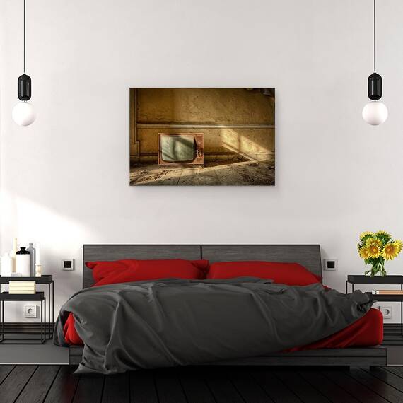 Tablou Canvas - Vechiul Televizor, Marime: 80 x 120 cm - 3- Roveli