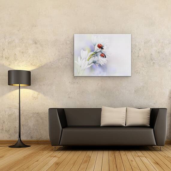 Tablou Canvas - Gargarite, Buburuza, Floare, Marime: 60 x 80 cm - 2- Roveli