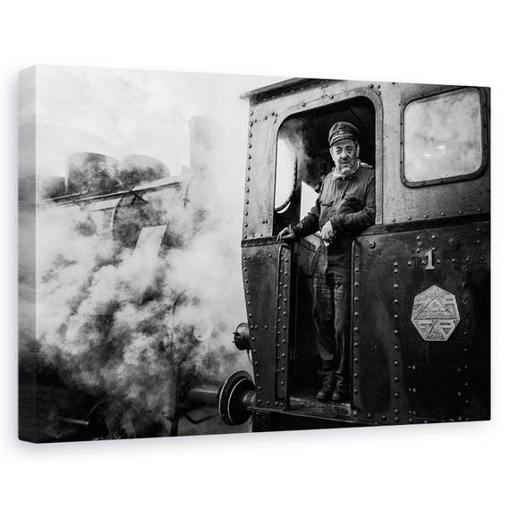 Tablou Canvas - Masinistul, Marime: 80 x 120 cm - - Roveli