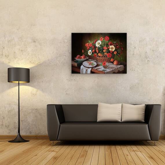 Tablou Canvas - Natura Moarta Colorata 3, Marime: 60 x 80 cm - 2- Roveli