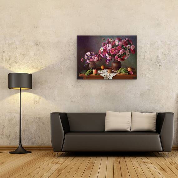 Tablou Canvas - Freedoom, Buburuza, Smoc Pufos, Macro, Papadie, Floare, Marime: 60 x 80 cm - 2- Roveli