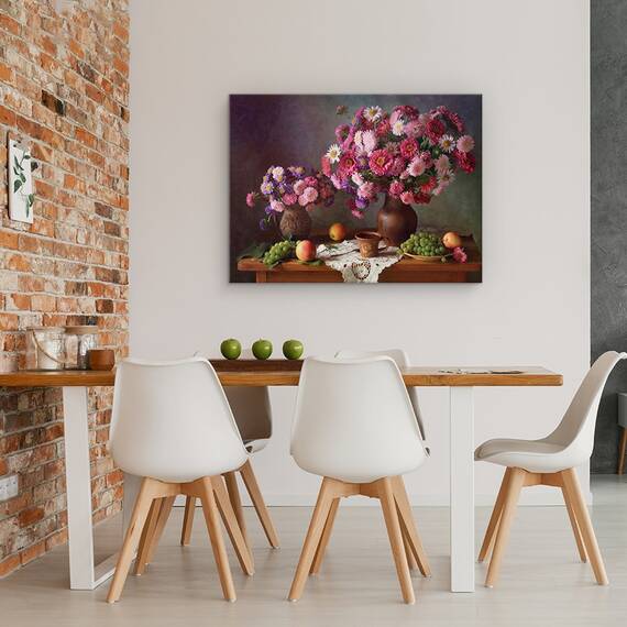 Tablou Canvas - Freedoom, Buburuza, Smoc Pufos, Macro, Papadie, Floare, Marime: 60 x 80 cm - 4- Roveli