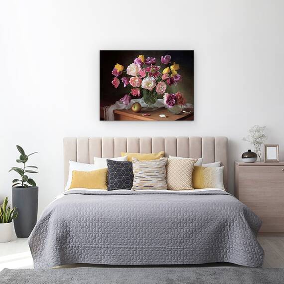 Tablou Canvas - Papadie, Seminte, Toamna, Natura Moarta, Marime: 60 x 80 cm - 3- Roveli