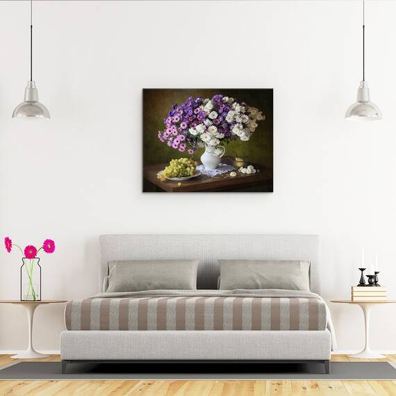 Tablou Canvas - Natura Moarta, Vara, Buchet, Floare 80 x 100 cm, Marime: 40 x 50 cm - 3- Roveli