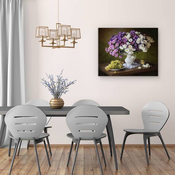 Tablou Canvas - Natura Moarta, Vara, Buchet, Floare 80 x 100 cm, Marime: 40 x 50 cm - 4- Roveli