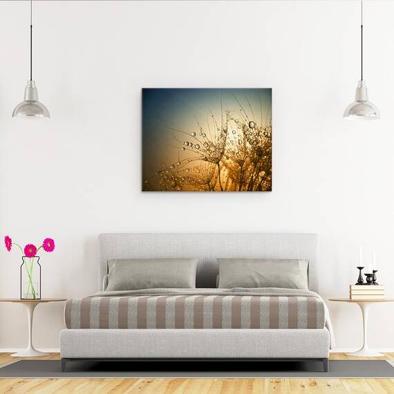 Tablou Canvas - Noapte Tandra,Picatura, Apa, Umed, Bland, Marime: 40 x 50 cm - 3- Roveli