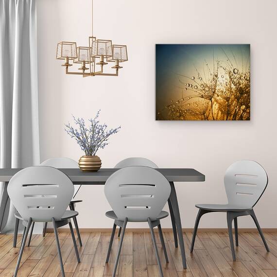 Tablou Canvas - Noapte Tandra,Picatura, Apa, Umed, Bland, Marime: 40 x 50 cm - 4- Roveli