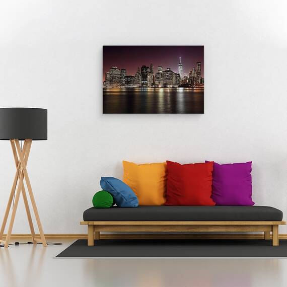 Tablou Canvas - Nyc Skyline, Marime: 80 x 120 cm - 2- Roveli