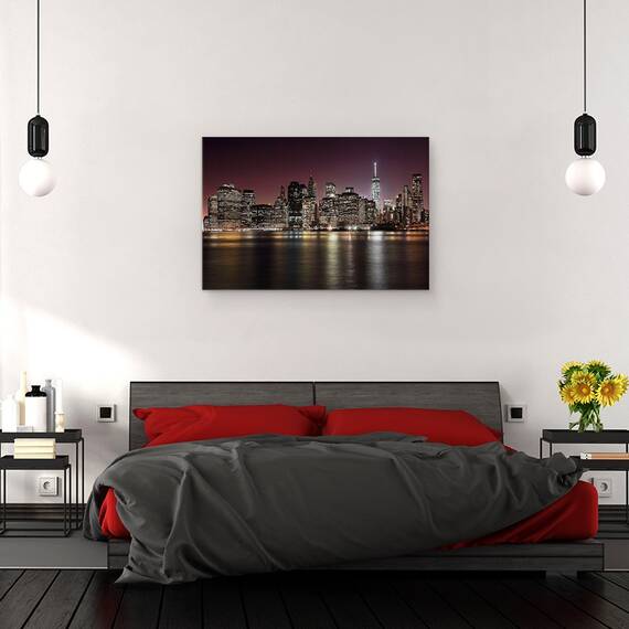 Tablou Canvas - Nyc Skyline, Marime: 80 x 120 cm - 3- Roveli
