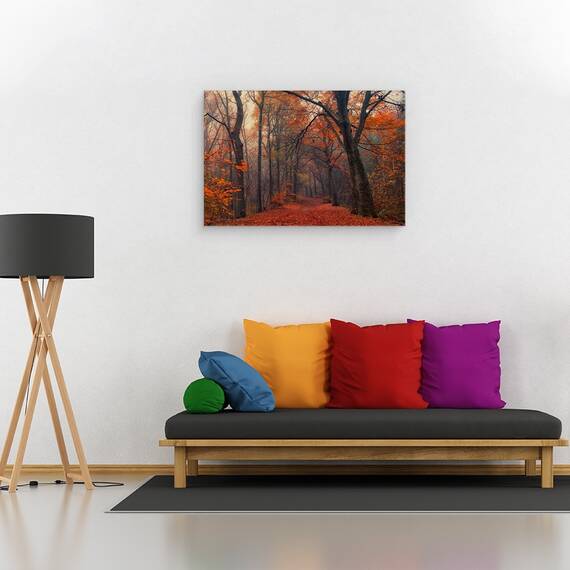 Tablou Canvas - Padurea Decorativa, Marime: 80 x 120 cm - 2- Roveli