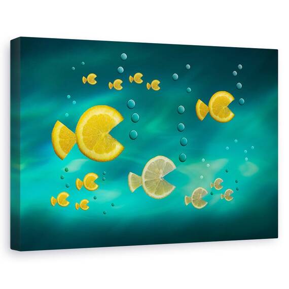 Tablou Canvas - Peste In Mare, Marime: 80 x 120 cm - - Roveli